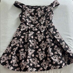 Francesca's Flare Dress Off the Shoulder